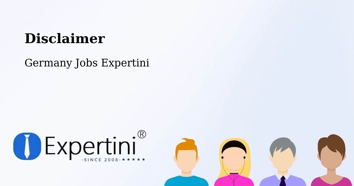 Disclaimer – Fellbach - Germany Jobs Expertini