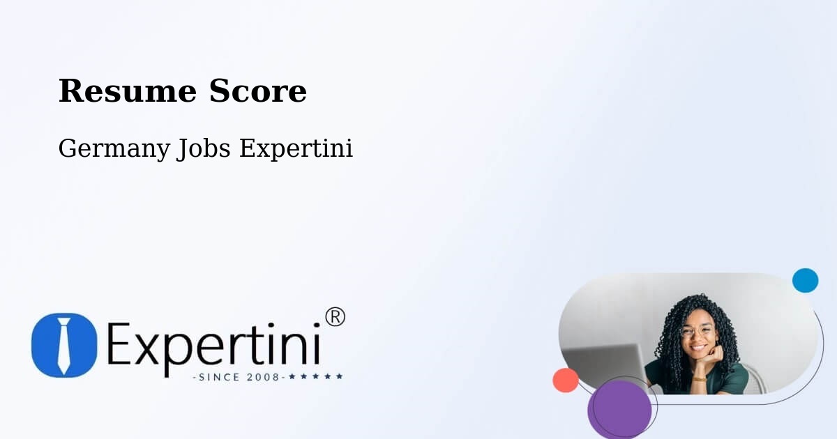 Resume Score & Job Description Match Tool – Fellbach - Germany Jobs Expertini